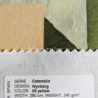 Ткань Cotonello Wynberg 05 yellow Casablanca
