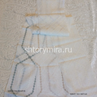 Ткань Anges V01-Beyaz Arya Home