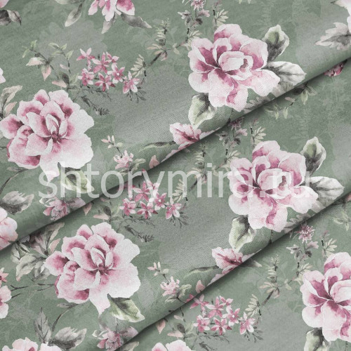Ткань Blossom green Marufabrics