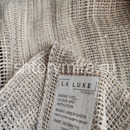 Ткань Tutti Grey La Luxe