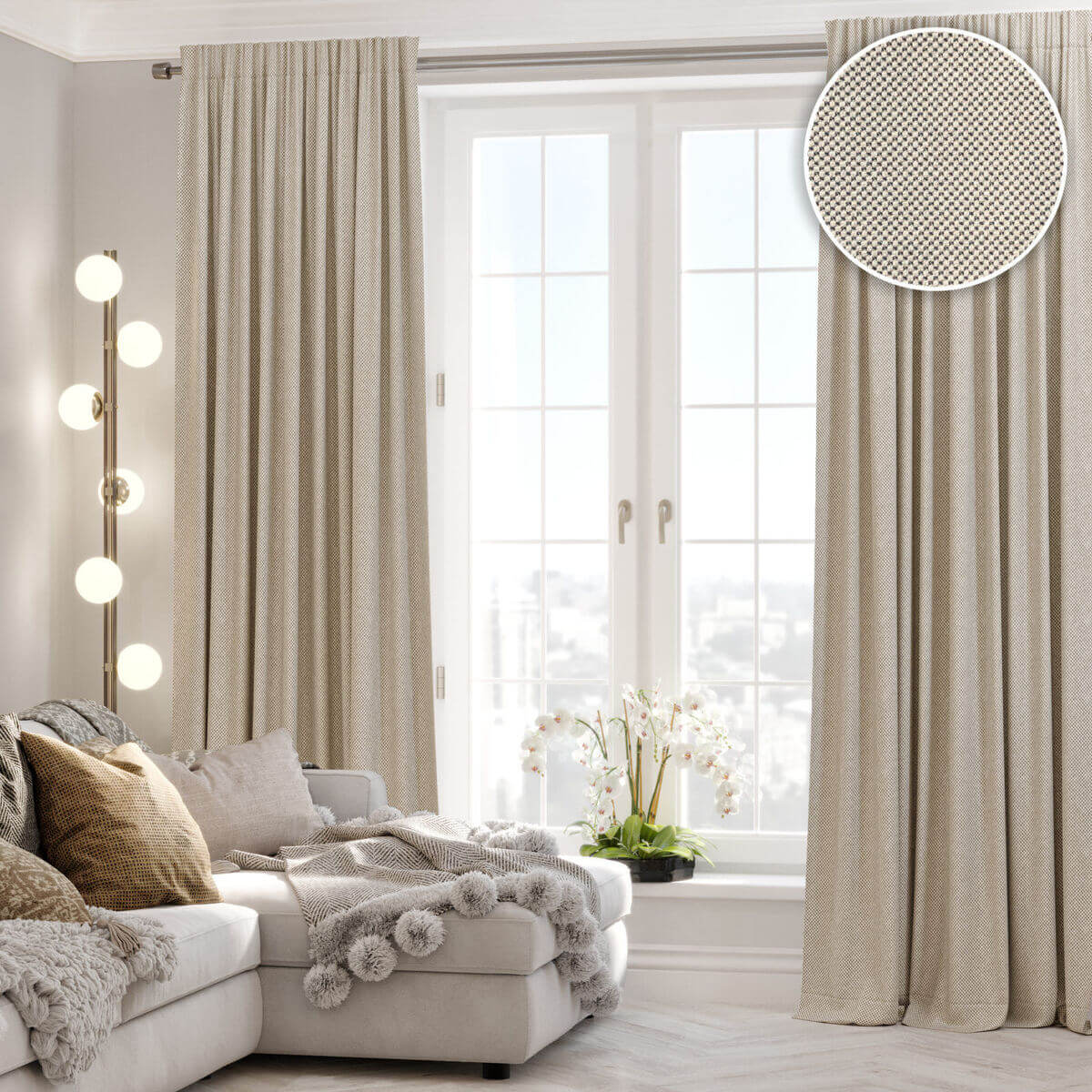 Шторы канвас