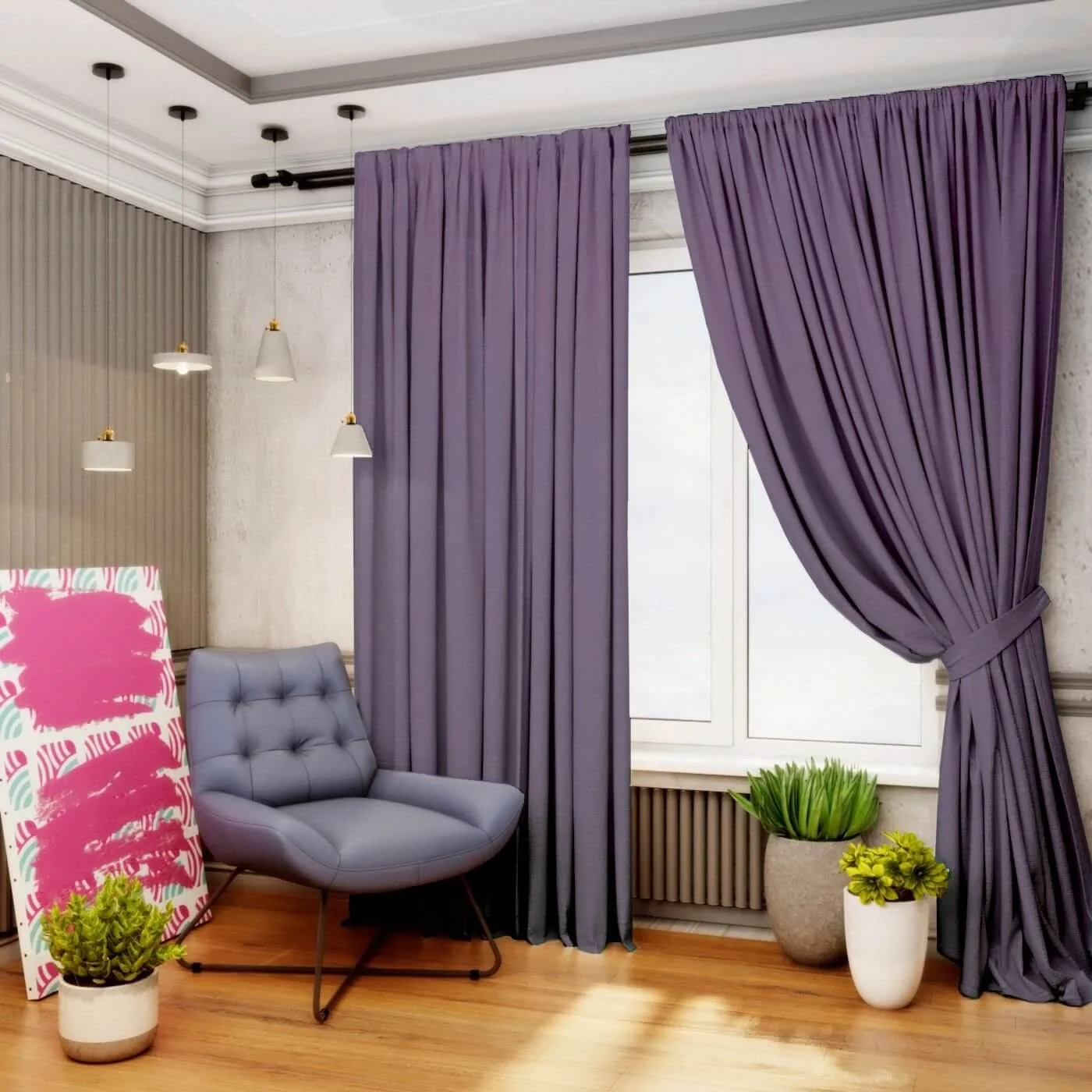 Шторы канвас