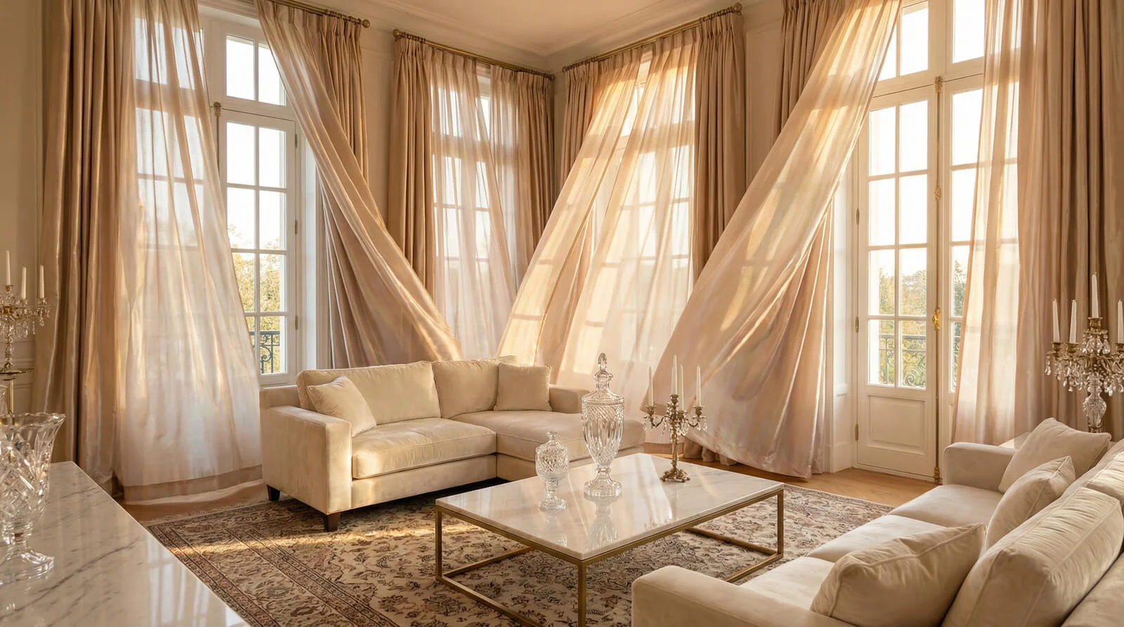 Шторы в гостиной