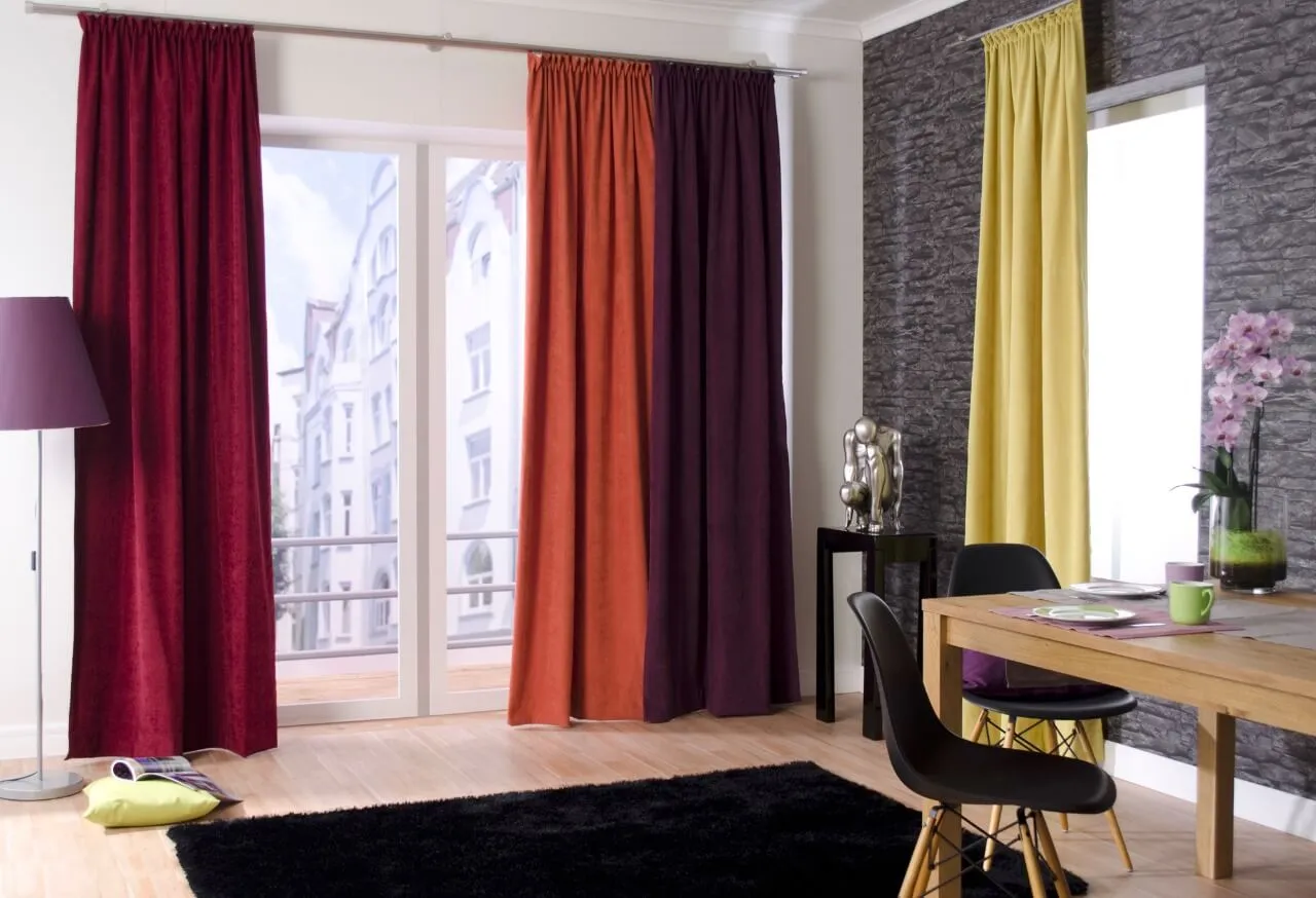 Шторы из габардина