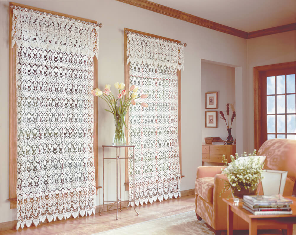 Шторы из кружева