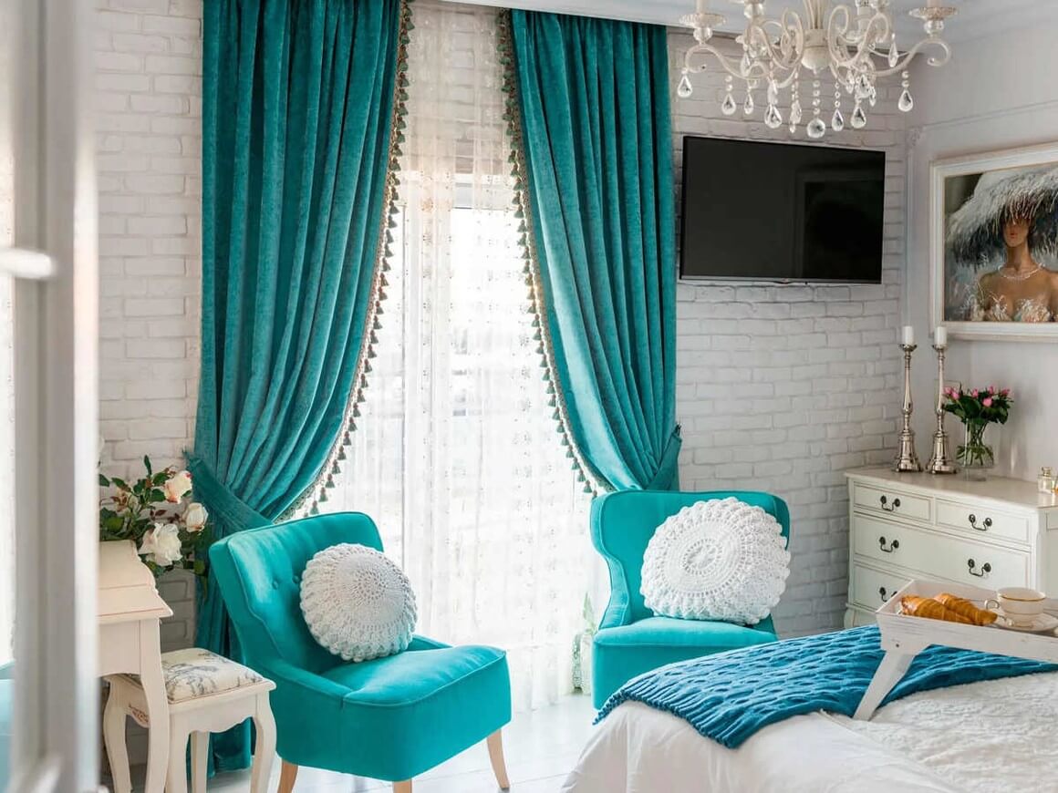 Льяные шторы