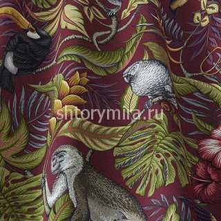 Ткань Rainforest Cranberry из коллекции Rainforest