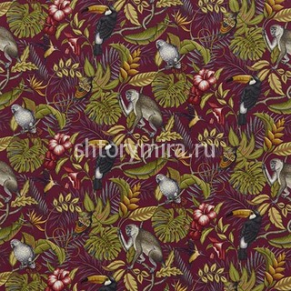 Ткань Rainforest Cranberry Iliv