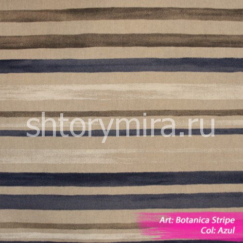 Ткань Botanica Stripe Azul