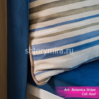 Ткань Botanica Stripe Azul Dana Panorama