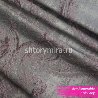 Ткань Esmeralda Grey Dana Panorama
