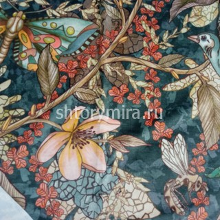 Ткань Sumatra 01-coral Dom Caro