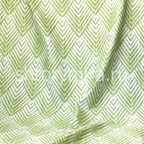 Ткань Minerva Geometrico Saten Verde