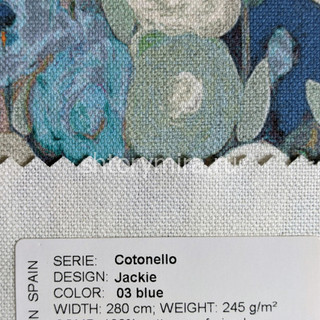 Ткань Cotonello Jackie 03 blue Casablanca