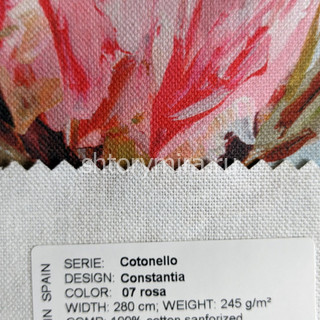 Ткань Cotonello Constantia 07 rosa Casablanca