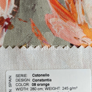 Ткань Cotonello Constantia 08 orange Casablanca