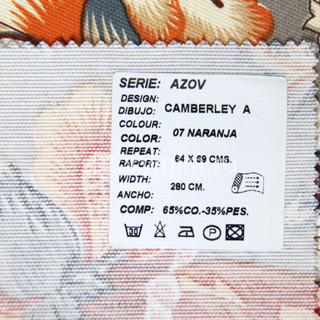 Ткань Azov Camberley A 07 Naranja Casablanca