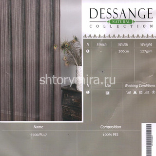 Ткань 5500/PL17 Grey-1080 Dessange