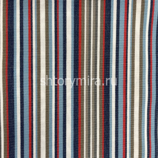 Ткань GUADA STRIPE 11 RED Galleria Arben