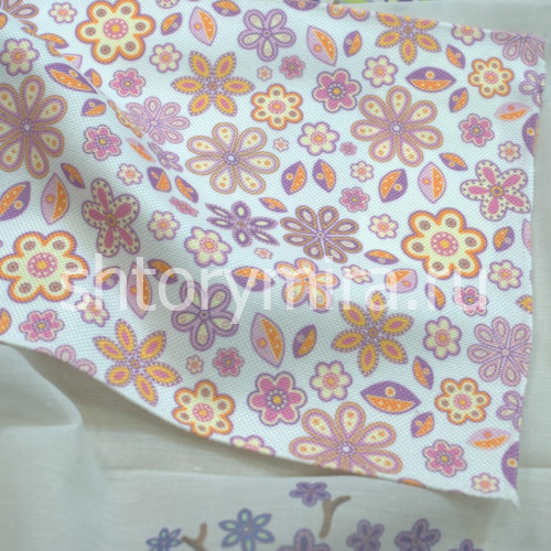 Ткань Harem 2131 Panama st. J127 Rosa Textil Express