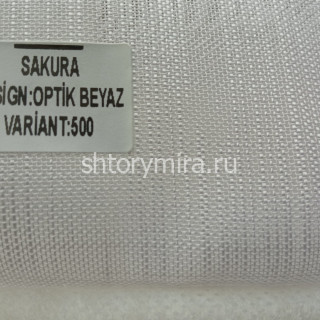 Ткань Sakura Optik Beyaz 500 Aisa