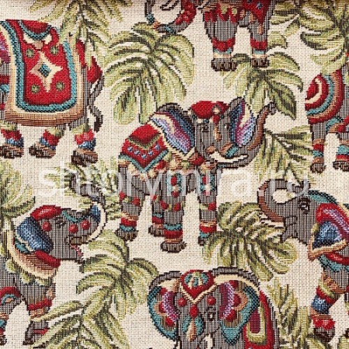 Ткань NEW ELEPHANTS BEIGE Galleria Arben