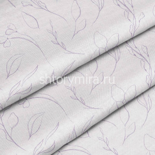 Ткань Leaves lilac Marufabrics