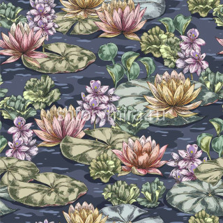 Ткань Waterlily Marufabrics