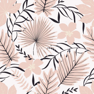 Ткань Pink tropic Marufabrics