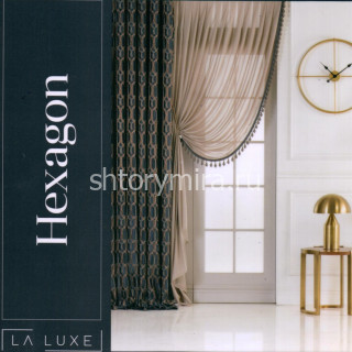 Ткань Hexagon Beige La Luxe