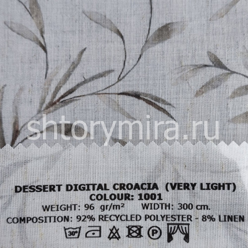 Ткань DESSERT DIGITAL CROACIA (Very Light) 1001