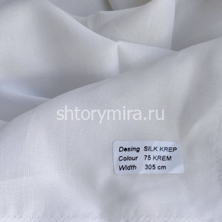 Ткань Silk Krep 75 Krem Ecobella