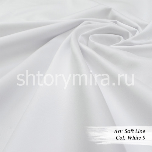 Ткань Soft Line 9 White Dana Panorama