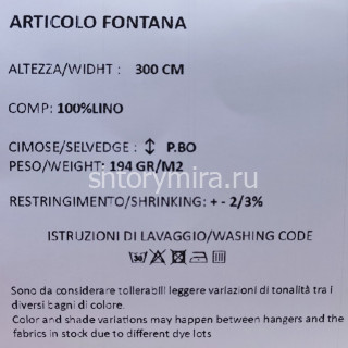 Ткань Fontana Naturale 87208 Philosophy