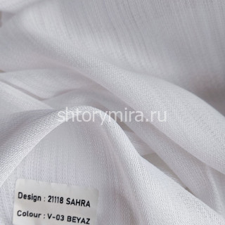 Ткань 21118 Sahra V03 Beyaz Aisa
