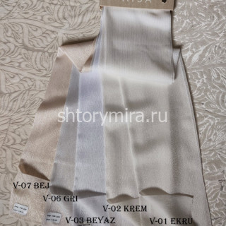 Ткань 21286 Lozak V03 Beyaz Aisa