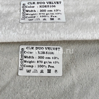 Ткань CLK Duo Velvet KDE5106 Ecobella