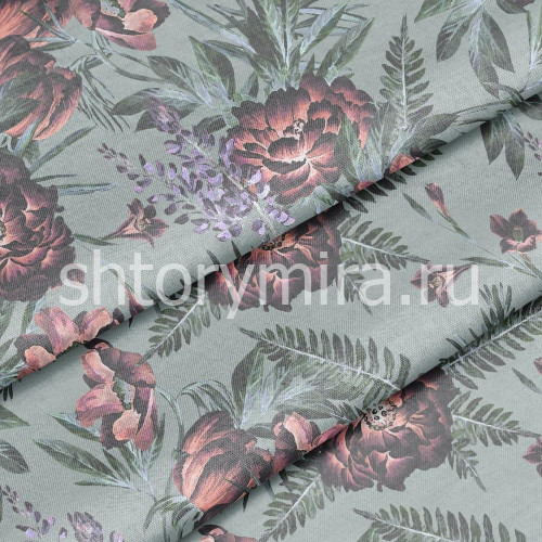 Ткань Magenta green Marufabrics