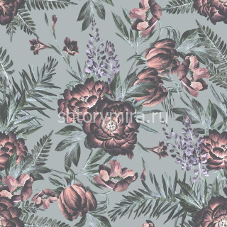 Ткань Magenta green Marufabrics