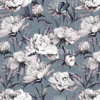 Ткань Peones blue Marufabrics