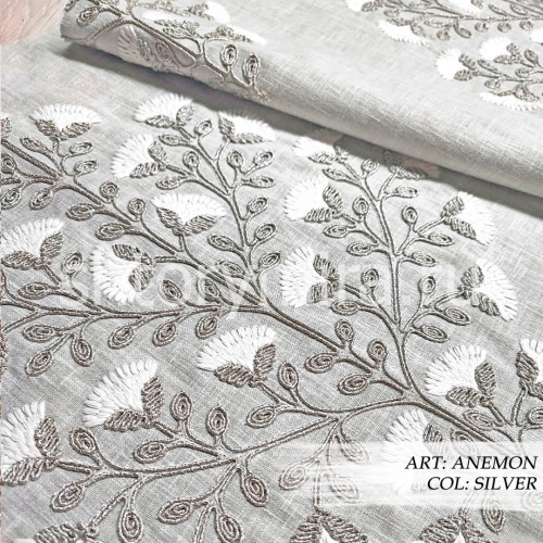 Ткань Anemon Silver Dana Panorama
